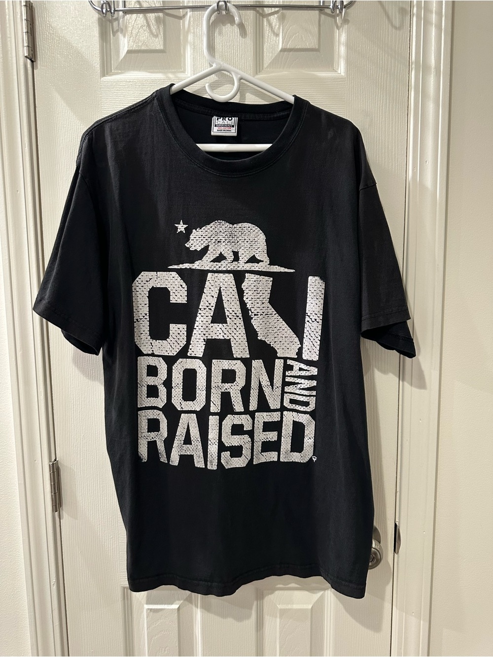 Cali Born and Raised Graphic Tee - Black